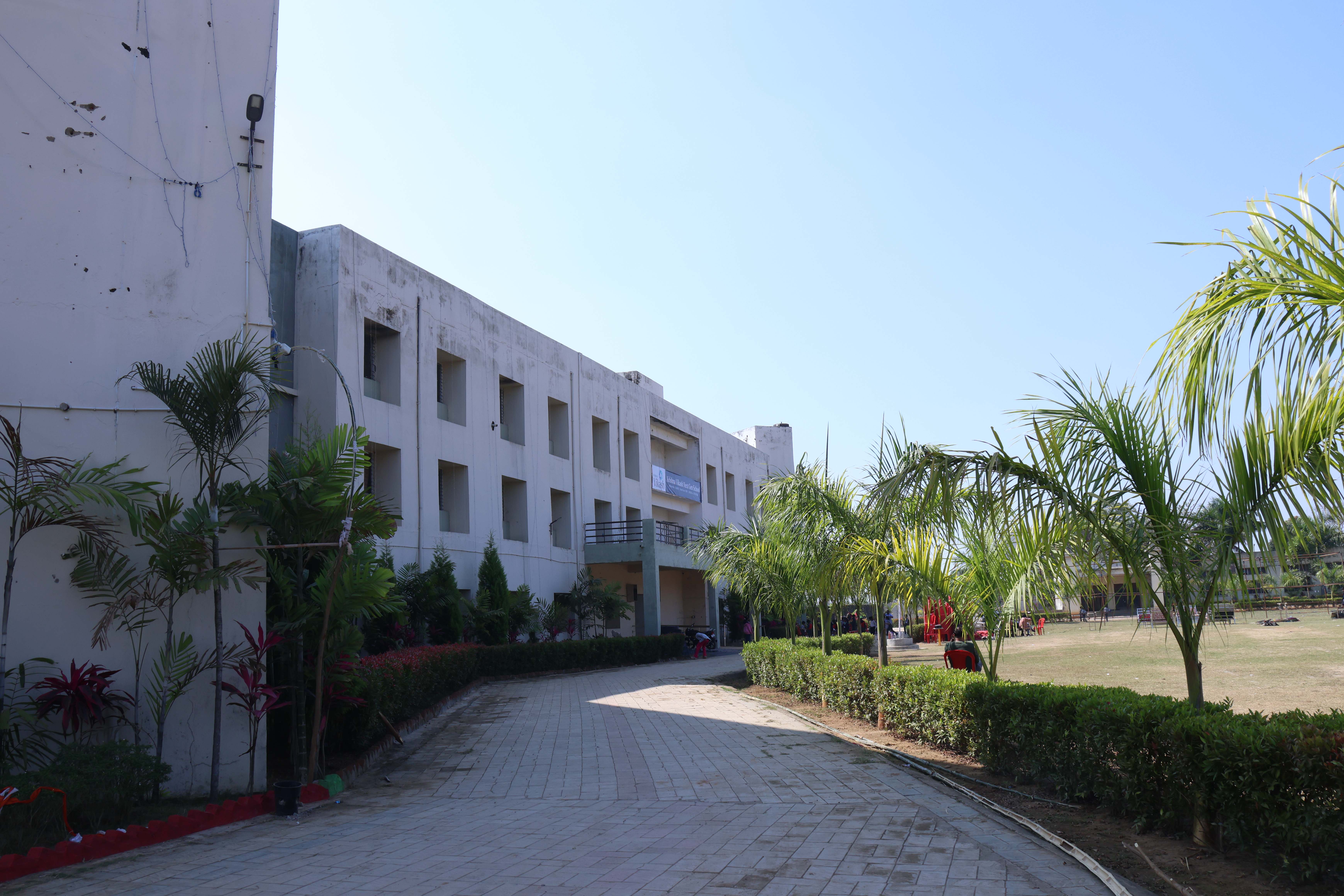 Modern school building